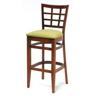 Melissa Window Back Wood Barstool (24   31.5 Seats)