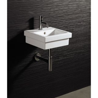 Bissonnet Area Boutique Logic 35 Ceramic Bathroom Sink