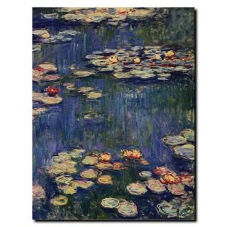  Global Water Lilies by Claude Monet, Canvas Art   47 x 35
