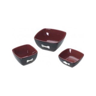 Ethical Pet Vista Dog Dish in Red/Black   6831/32