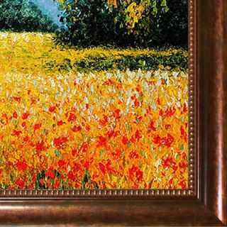  Field) Canvas Art by Claude Monet Impressionism   31 X 27