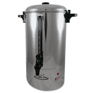 Coffee Pro 36 Cup Percolating Urn in Stainless Steel