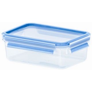  3D Food Storage Shallow Rectangular 34 fl oz Clip and Close Container