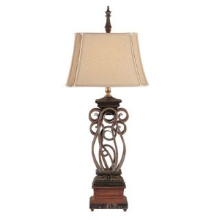 Feiss Awards 3 Way 34 Table Lamp in British Bronze