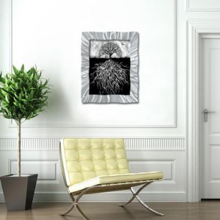 All My Walls Rooted Abstract Wall Art   35.5 x 28.5   TRE00005