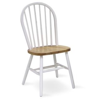 International Concepts 37 Spindleback Windsor Chair in White