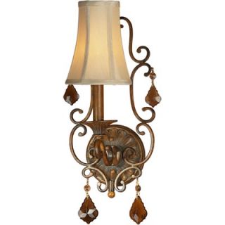 Forte Lighting One Light Wall Sconce in Rustic Sienna   7484 01 41