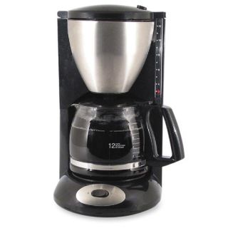 Commercial Coffeemaker, 12 Cup, 8x11x14 1/2, Black