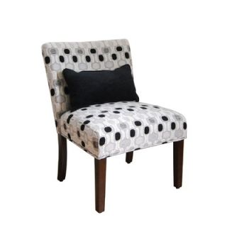 Kinfine Fabric Slipper Chair   N7623 F1147