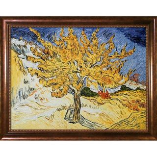  Mulberry Tree Canvas Art by Vincent Van Gogh Impressionism   54 X 44