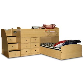 Sierra Captain L Shaped Captain Bed with Stairs and Storage
