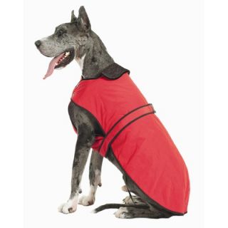 Muttluks Belted Dog Coat in Red