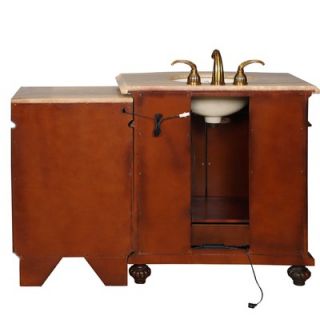  Victoria 52 Single Sink Bathroom Vanity Cabinet   JYP 0193 TL UIC 52