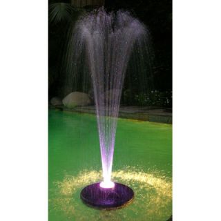 Alpine Floating Spray Fountain with 48 LED Light and 550 GPH Pump