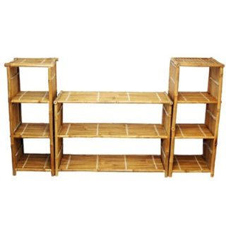 Bamboo54 Three Piece Bookcase