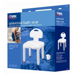 Carex Universal Bath Bench with Back