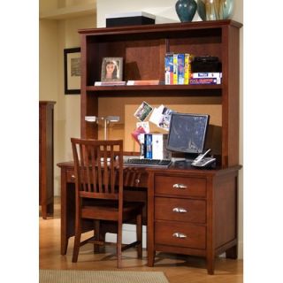 Vaughan Bassett Twilight 52 Computer Desk with Hutch and Chair