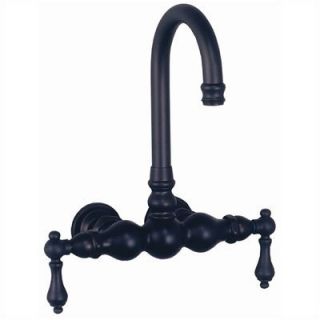 Elizabethan Classics Double Handle Wall Mount Tub Only Faucet Wide