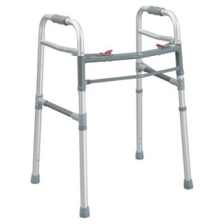 Drive Medical Deluxe Two Button Folding Universal Walker   10248N 1