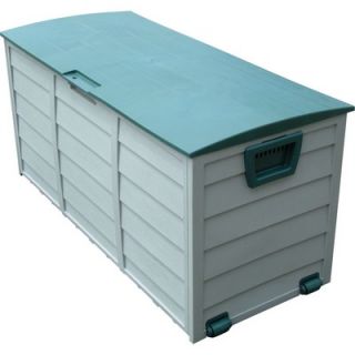 Trademark Global Durable Plastic Outdoor Storage Box