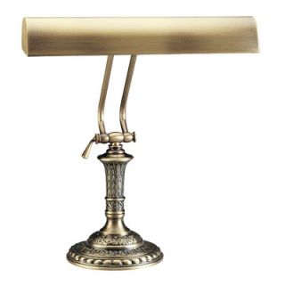 House of Troy Round Base Desk Lamp in Antique Brass   P14 242 71