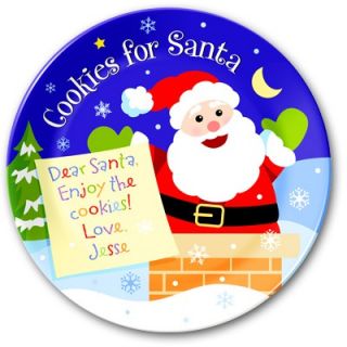 Olive Kids Cookies for Santa Personalized Kids Plate   PP XMAS 429