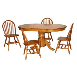  Deco 5 Piece Dining Set with Butterfly Table Top   781 / 79 / 7711