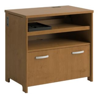 Bush Envoy Tech Lateral File Cabinet in Natural Cherry