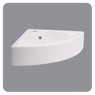 Moda Collection Providence Wall Mounted Bathroom Sink in White