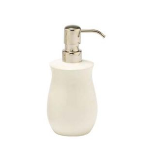 Innova Waterford White Ceramic Lotion Dispenser with Polished Nickel