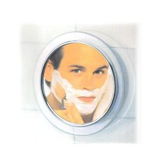 Jerdon Fogless 3X Magnifying Suction Mirror in Chrome with Acrylic