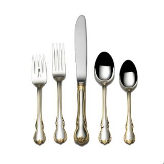 Towle Silversmiths French Provincial Gold Accent Flatware Collection