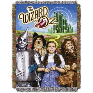 Entertainment Wizard of Oz Group Tapestry Throw