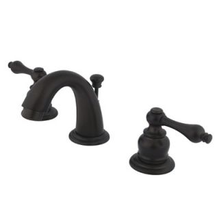 Elements of Design Mini Widespread Bathroom Faucet with Double Lever