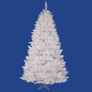 Crystal White Spruce 5.5 Artificial Christmas Tree with White LED