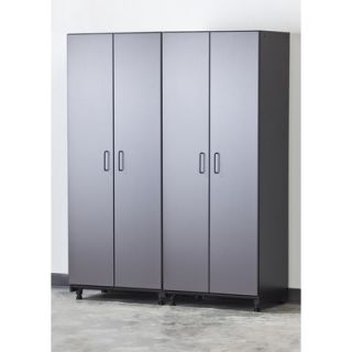  Piece Storage System in Charcoal Grey and Textured Black   TS07 102