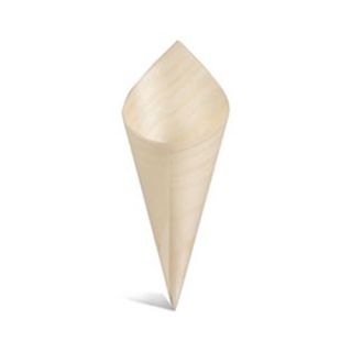 Disposable Wood Cones (Set of 100)