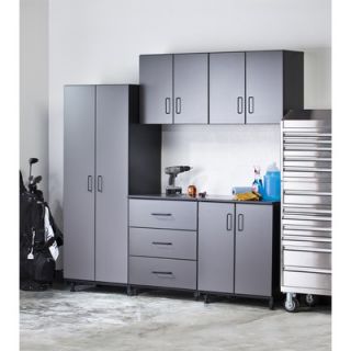  Piece Storage System in Charcoal Grey and Textured Black   TS06 102