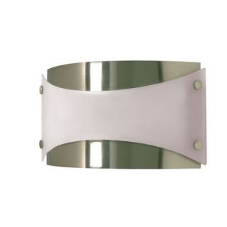 Nuvo Lighting Wall Sconce with Frosted Glass in Brushed Nickel   60