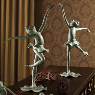 SPI Home Ballet Frogs Pair Statue