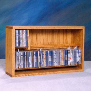 Wood Shed 200 Series 110 CD Multimedia Tabletop Storage Rack