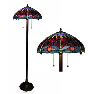 Warehouse of Tiffany Dragonfly Floor Lamp   T18202RED