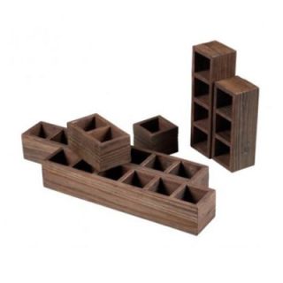  Wooden Post Office Sorting Shelves in Stained Wood   116 008