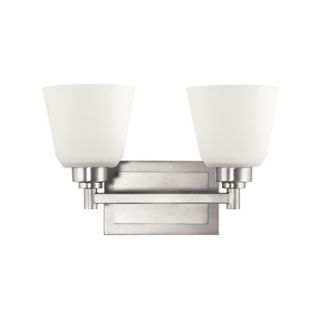 Berwick Two Vanity Light in Brushed Nickel