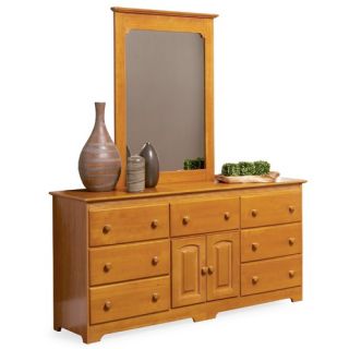 Atlantic Furniture Windsor 7 Drawer Combo Dresser with