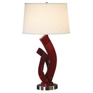 Anthony California Table Lamp in Deep Red   P9662/123