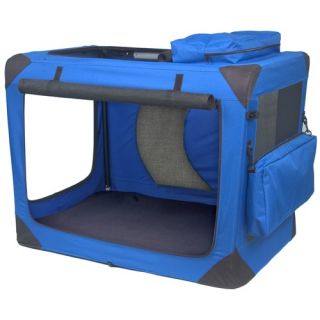Generation II Deluxe Portable Soft Dog Crate in Blue Sky   Medium