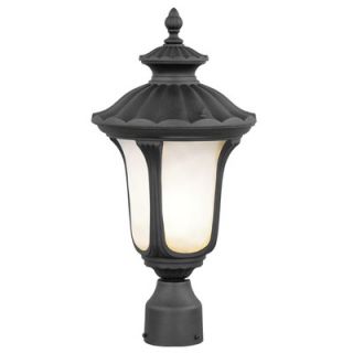 Livex Lighting Oxford Outdoor Post Lantern in Black   7655 04 / 7659