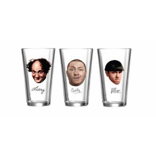 The Three Stooges Pint Glass Set   TSPINT 123