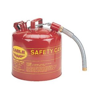 Type ll Safety Cans   yellow type ii 5 gallonsafety can w/12 flex sp